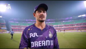 KKR Beat RR by 8 Wickets Quinton de Kock's Match-Winning Knock